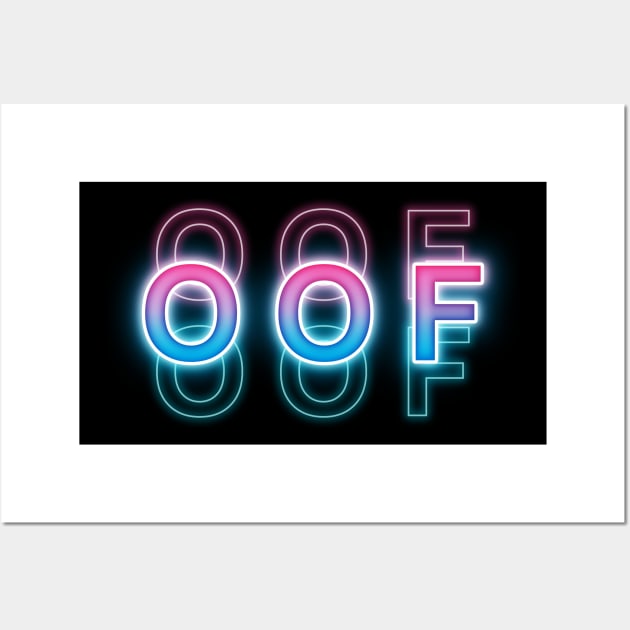 OOF Wall Art by Sanzida Design